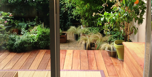 image pour l'article : Création d’une terrasse bois et sa végétalisation. Lyon 9