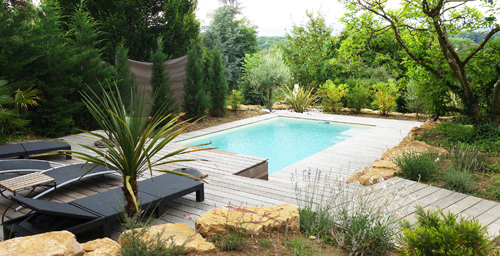 image pour l'article : Implantation piscine, rénovation jardin. Charbonnières-les-Bains