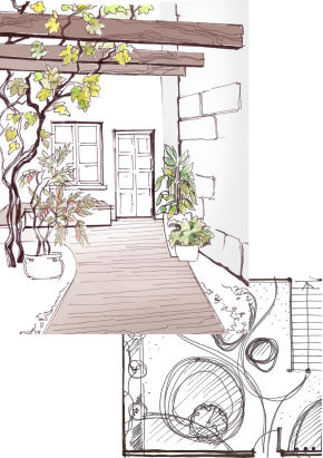 image pour l'article : Visite-conseil à domicile, croquis