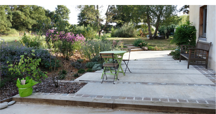 Amenagement paysager d'un espace agricole. Vougy