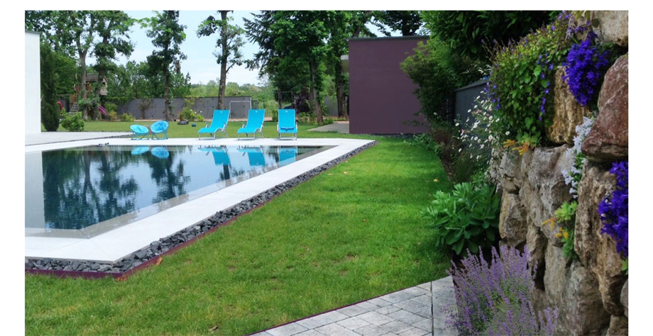 Création d’un jardin contemporain, l'Est lyonnais.