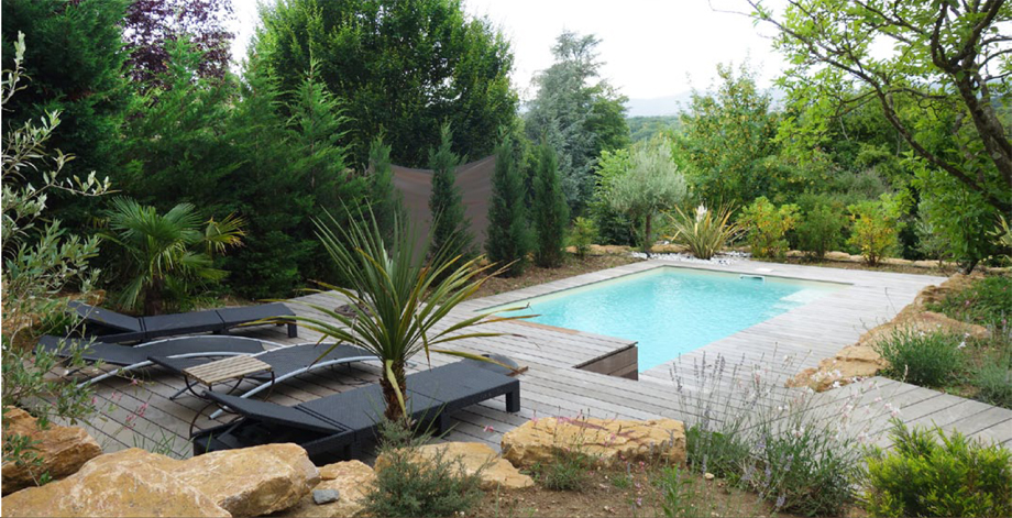 Implantation piscine, rénovation jardin. Charbonnières-les-Bains