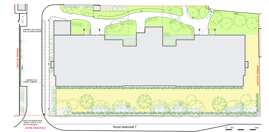 Espaces Verts : Résidence Le Parc du Verger à Lentilly